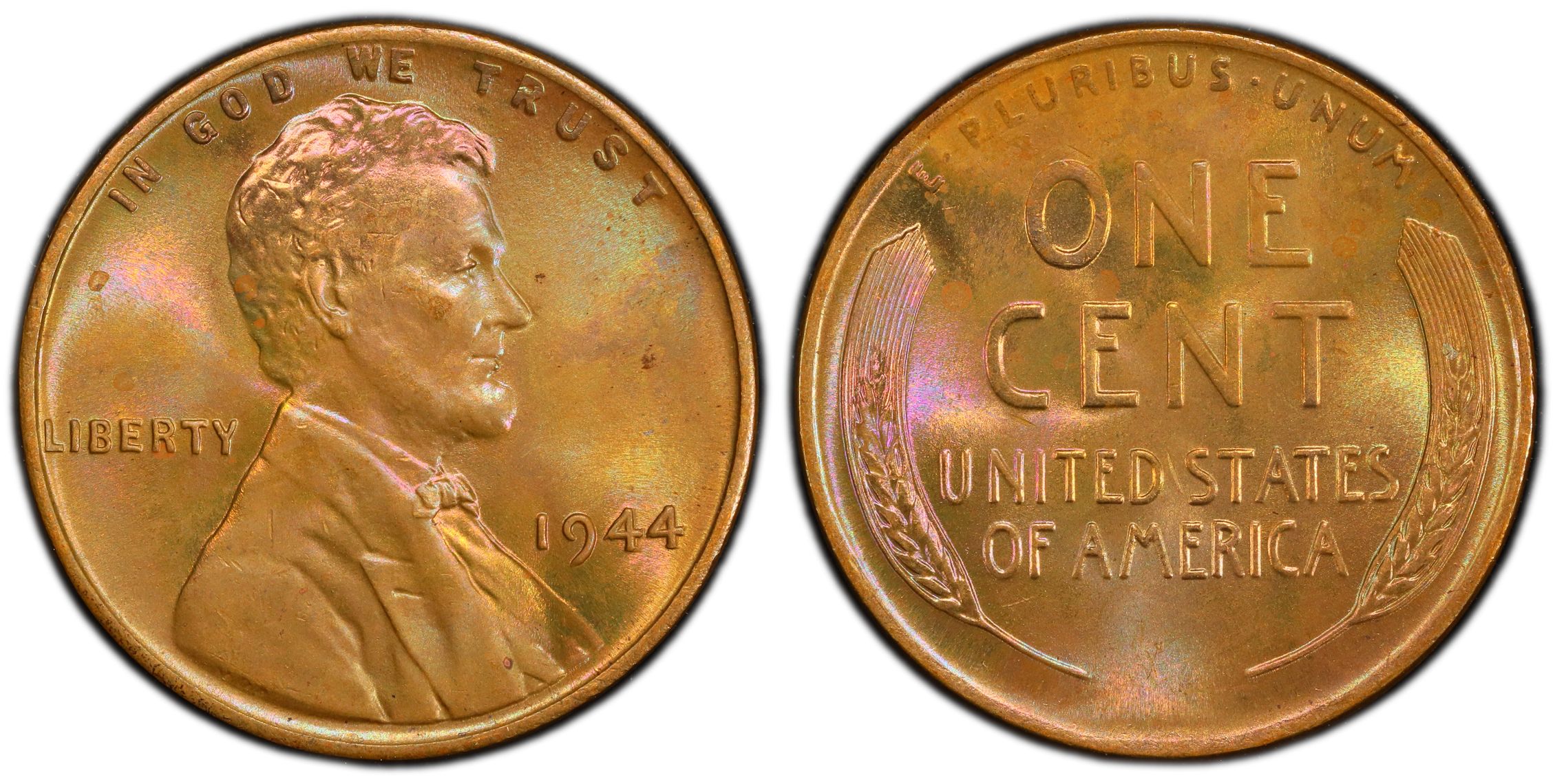 Famous rare pennies including 1943 bronze and 1793 chain cent